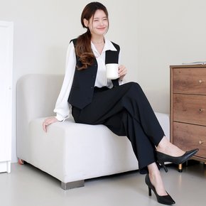 [최초가 199,000원][르포엠]마가렛 테일러드 셋업 (베스트+팬츠)