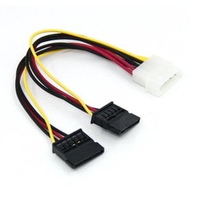 SATA 전원 케이블  18Cm SATA 1구 2구 3구 Y형 케이블