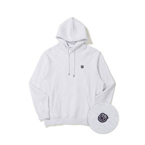 [기모] SMILE WAPPEN HOODIE GRAY