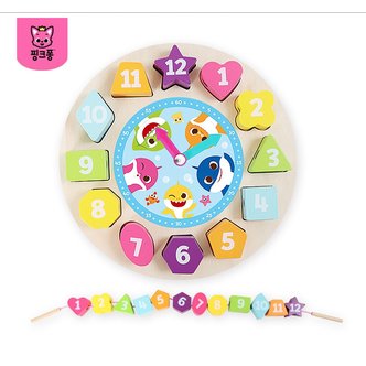  아이넷 핑크퐁 아기상어 시계블럭퍼즐 (P354)