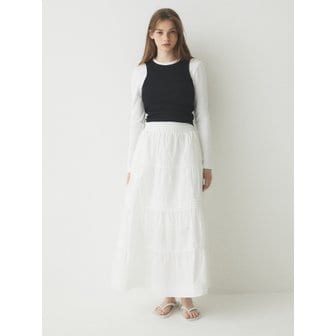 후아유 Long Tiered Skirt WHWHE3722F