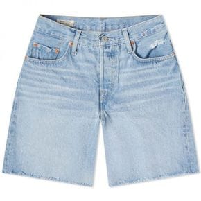 우먼 Levis Collections 리바이스 501 90s 롱 숏츠 반바지 - 블루 라이트 스페셜 A1962-0009