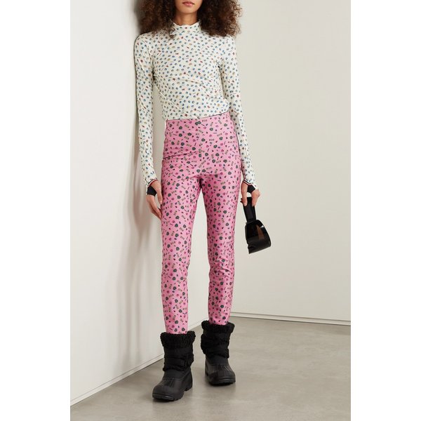 몽클레어 3 Moncler Grenoble Printed Stretch-jersey Stirrup Pants 핑크 17411127376842212