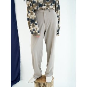 COLOR WIDE SLACKS_BEIGE