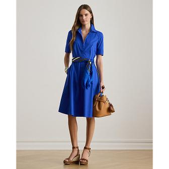 로렌 랄프 로렌 코튼블렌드 셔츠드레스(WMLRDRSS5020068400)