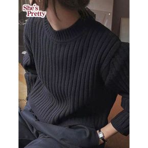 더블랙스타일골지니트_P376638031