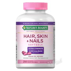 네이처스바운티 헤어 스킨&네일 250 소프트젤 NATURE`S BOUNTY HAIR, SKIN AND NAILS