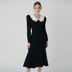 [최초가:398000원]Molly / Point Collar Flare Dress (long-sleeve)