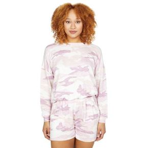 3903080 Splendid Camo Bubble Pullover Sweatshirt 64220497