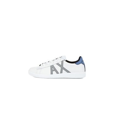 ARMANI EXCHANGE AX 남성 AX 로고 패치 로우탑 스니커즈(A413175002)