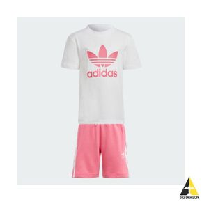 adidas 아디다스 KIDS 아디컬러 쇼츠  티 세트 IR6932