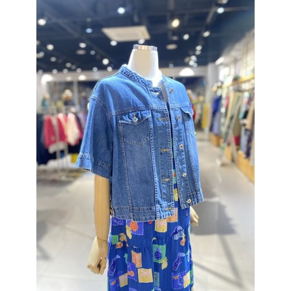 [여주점] 프레이드 모크넥 데님 점퍼 (BAJP95531)