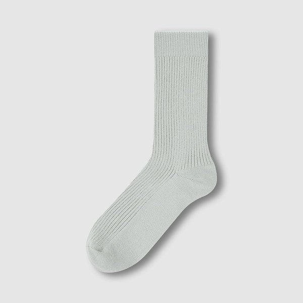 여 코튼 립 장목 양말 1족 J146903143045