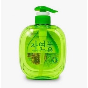 LG 자연퐁 친환경 주방세제 찌든때 걱정없는 솔잎 용기 490ml