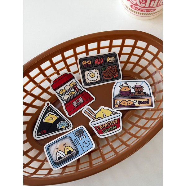 세모 편의점 조각 스티커