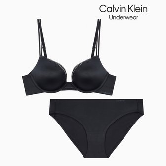 Calvin Klein Underwear 여성 캘빈 클라인 리퀴드 터치 001 SET(QF4083AD-QF5945-001)