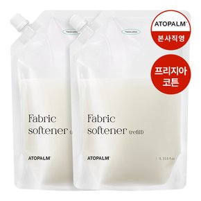 [1+1] 아토팜 섬유유연제[프리지아코튼] 1000ml(리필)