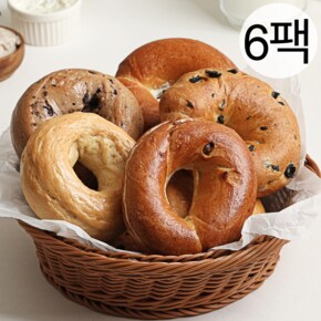 프로틴 두부 쌀 베이글 3종 6팩 블루베리 블랙올리브 / 성수동제빵소 쫄깃 단백질14g