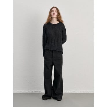 써누스 MU Denim PT - Black