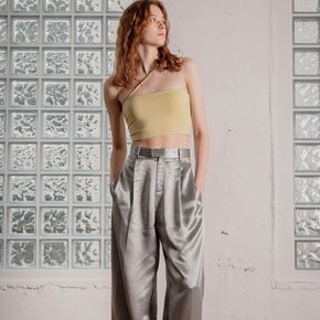 YY_Soft silk wide pants