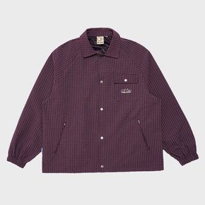 OCEAN PATTERN COACH JACKET [VIOLET]