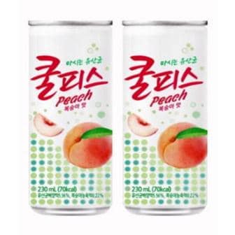  쿨피스 복숭아맛 230ml 30캔