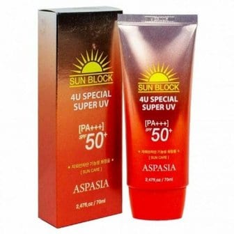  아스파시아 4U 스페셜 수퍼 UV 선크림 SPF50 (WDC5CB5)