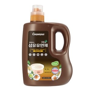 컨센서스 고농축 순한 섬유유연제 베이비파우더 3.3L