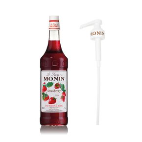 모닌 스트로베리 시럽 1000ml + 모닌 시럽 펌프