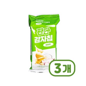  판판 감자칩 양파맛 스낵과자 35g x 3개