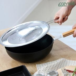 이지쿡 후라이팬 멀티 커버 (고급) 덮개 멀티 커버 기름 튐 방지