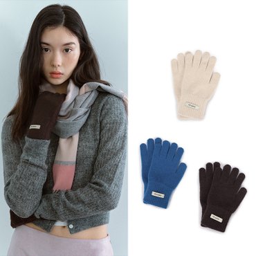 오야니 라벨 핑거홀 단목 글러브 OBFXGV03_129