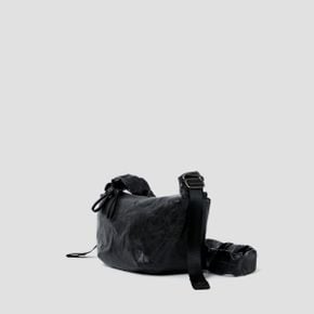 Daily Shirring Bag S_Vegan Leather Roast Black