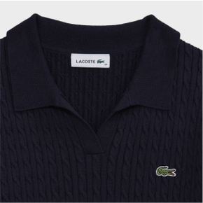 [시흥점] 여성 케이블 반팔 스웨터 폴로 셔츠 PF025E-55N