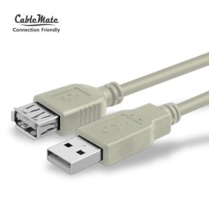 엠지솔루션 케이블메이트 USB 2.0 A-A M/F 연장 케이블 1.5m