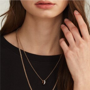 솔리드 타임리스 목걸이-S-WH-RG / Solid Timeless Necklace-S-WH-RG