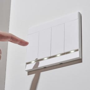 무선 스마트 스위치 커버 교체 IOT 전등 전기 원격 제어 6구