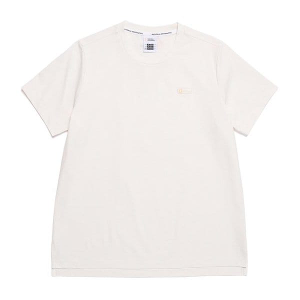 [여주점] N252WTS030 여성 크로우 COOL MAX 스몰로고 중힙기장 반팔 티셔츠 IVORY