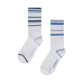 [3 Packs] Mixed Stripe Socks (2 Colors)