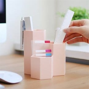 사무용품 화장품 정리함 파스텔 오거나이저
