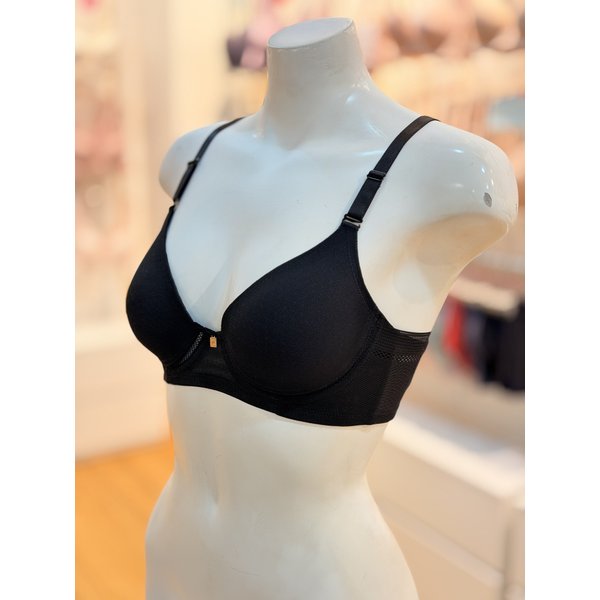 [파주점] 여성 와이어 솔리드헴날개브라 TFWBRR 177BK