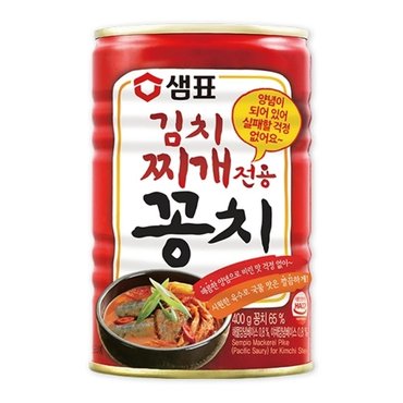  샘표 김치찌개전용 꽁치 400G 1개