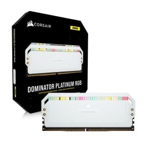 CORSAIR DDR5-5200 CL40 Dominator Platinum RGB WHITE 패키지 32Gx2 (A5)