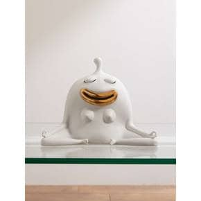 [해외배송] HAAS BROTHERS MEDITATOR 골드-플레이트 PORCELAIN INCENSE BURNER B0080098341