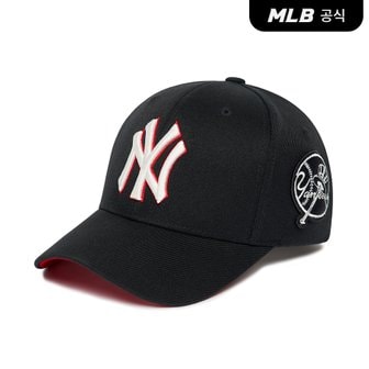 MLB [코리아공식]서클 커브캡 NY (Black)