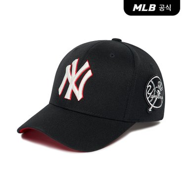 MLB [코리아공식]서클 커브캡 NY (Black)