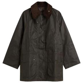 여성 Barbour Beaufort Wax Jacket Olive & Classic
