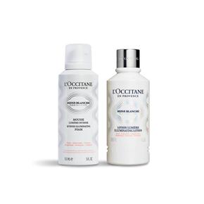 [해외직구] L`OCCITANE 록시땅 렌느블랑쉬 베이직 세트 클린징폼 페이스워터