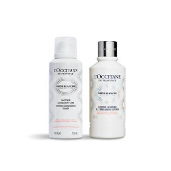  [해외직구] L`OCCITANE 록시땅 렌느블랑쉬 베이직 세트 클린징폼 페이스워터