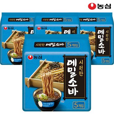 농심 메밀소바 127g x 20봉